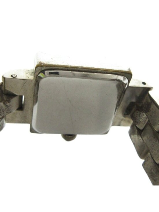 Gucci Watch Quartz Logo Square White Dial Silver main image 4